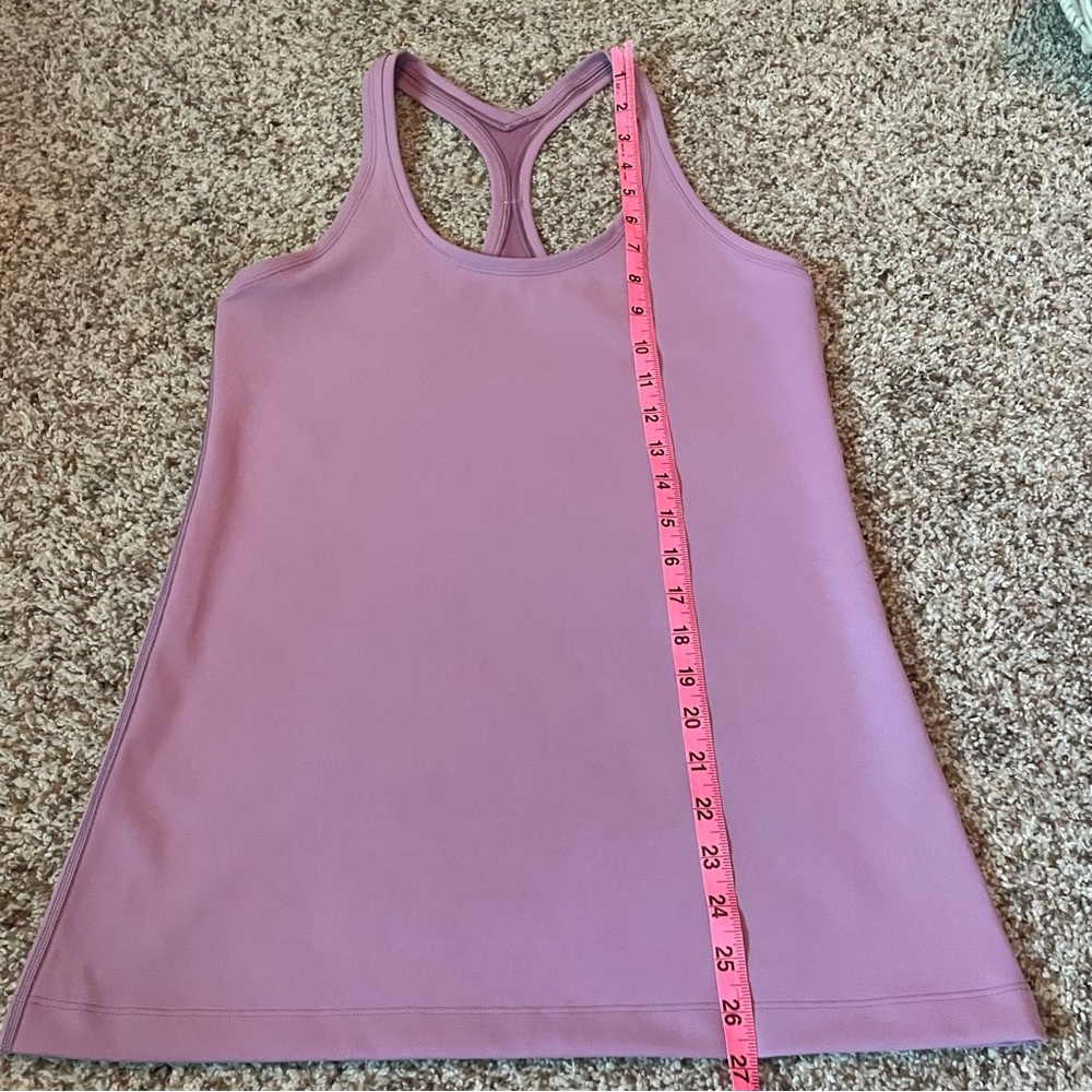 Lululemon Racerback Tank Top Purple Lilac Womens Size 8 Yoga Activewear - Picture 7 of 8